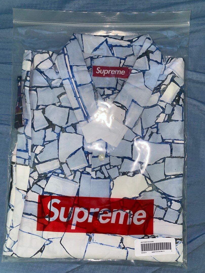 Supreme Mosaic S S Shirt S - ウェア・シャツ