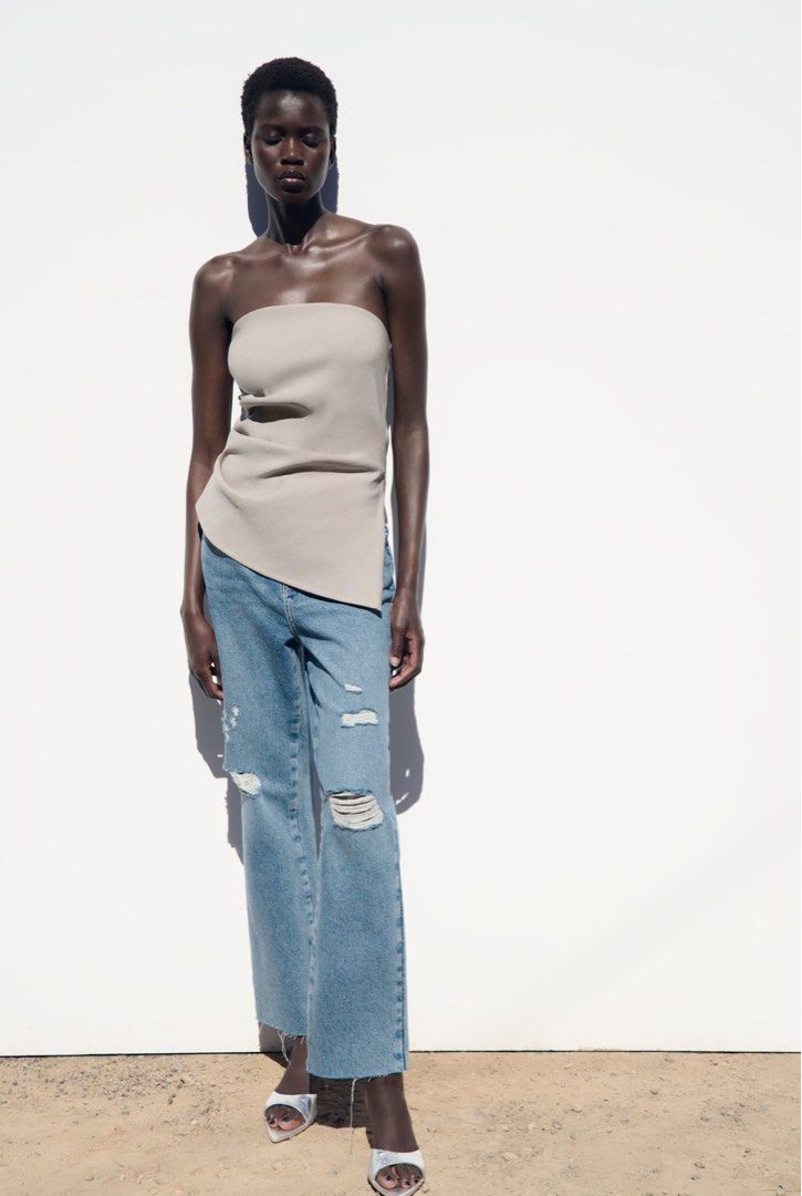 ZARA BNWT STRAIGHT FIT JEANS 32 (Category: Jeans) located in Las Pinas. Submitted by yeoboscloset (Listing ID 1301339700, Image 1). Description: .