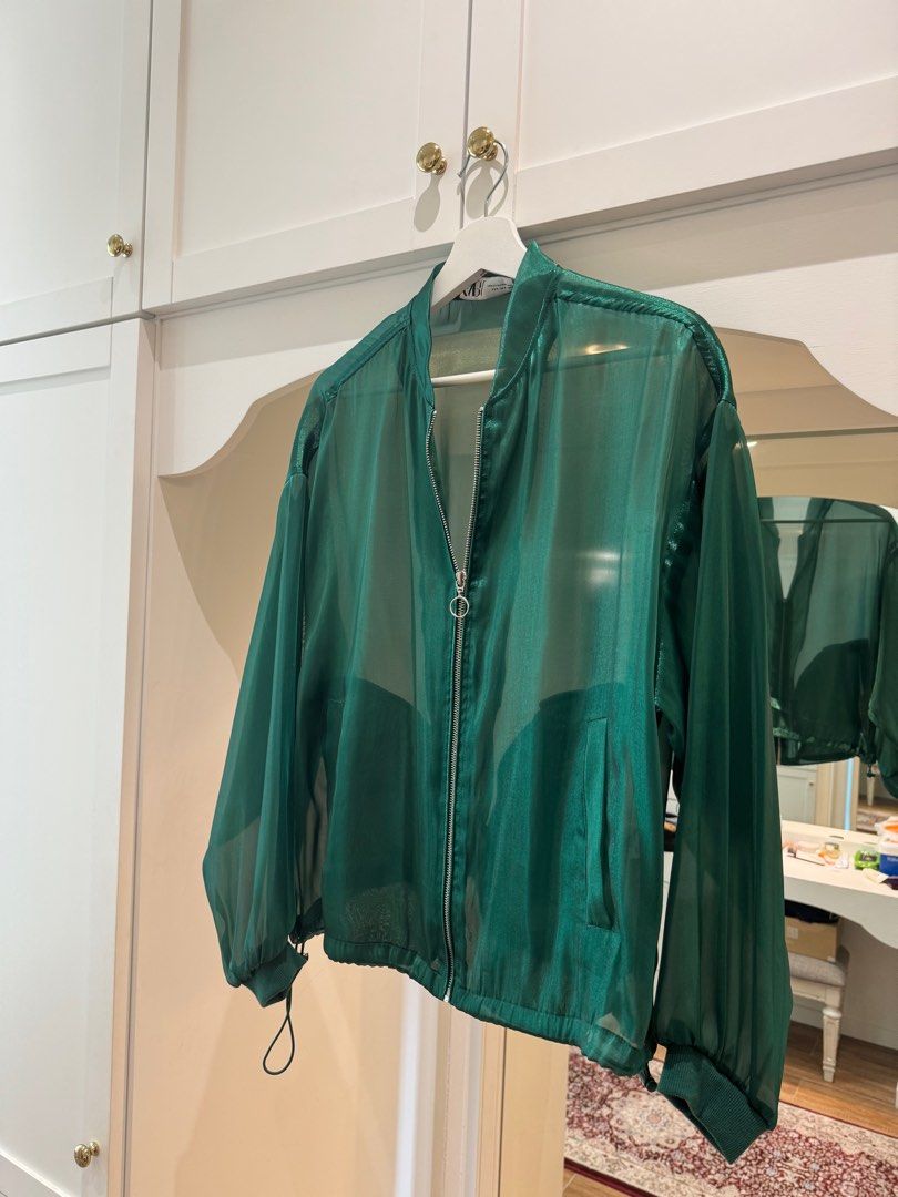 Zara sheer jacket on sale