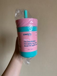 12oz Owala Kids Water Tumbler - Teal Pink