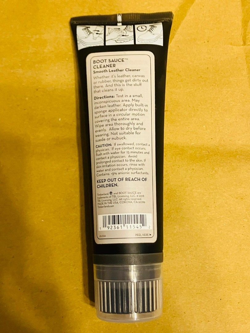 boot sauce cleaner timberland