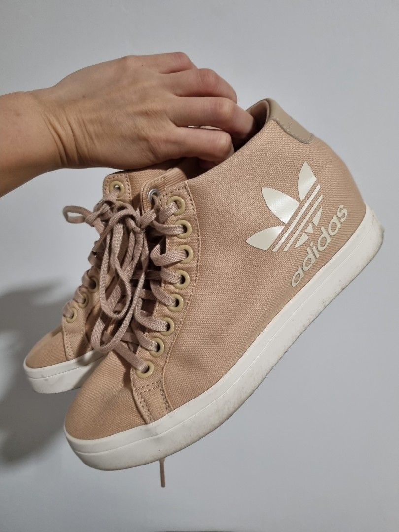 Adidas high heel wedge sneakers top