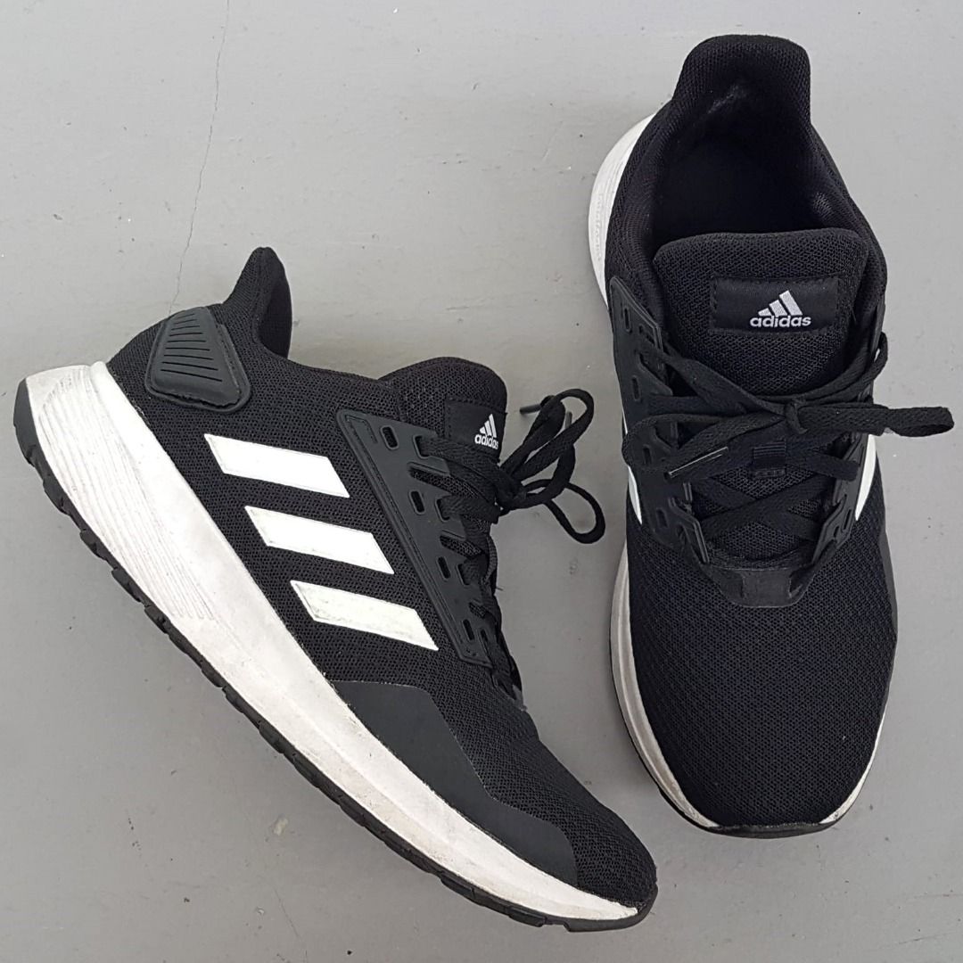 ADIDAS Designer Sneakers US 6.5 UK 6 EU 39.5 adidas Duramo 9 Core Black Shoes Adiwear