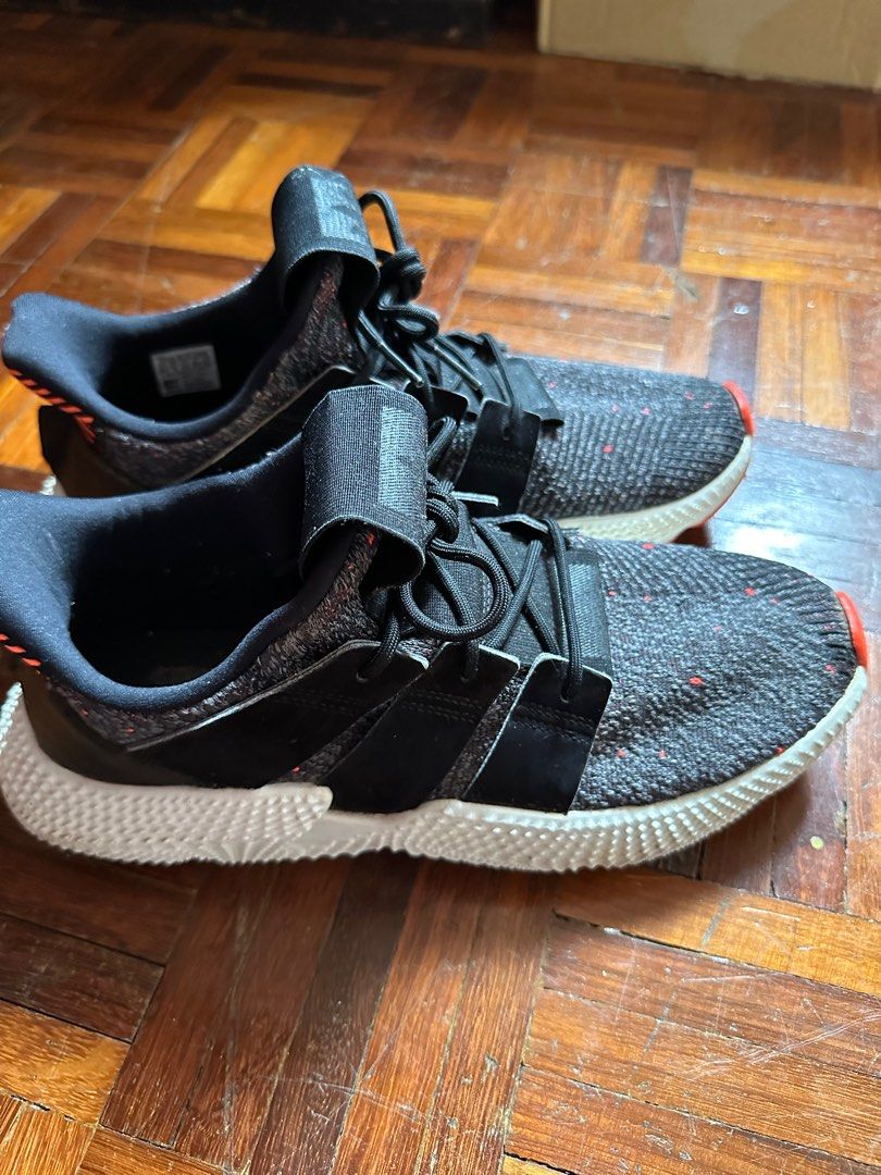Adidas black prophere trainers top