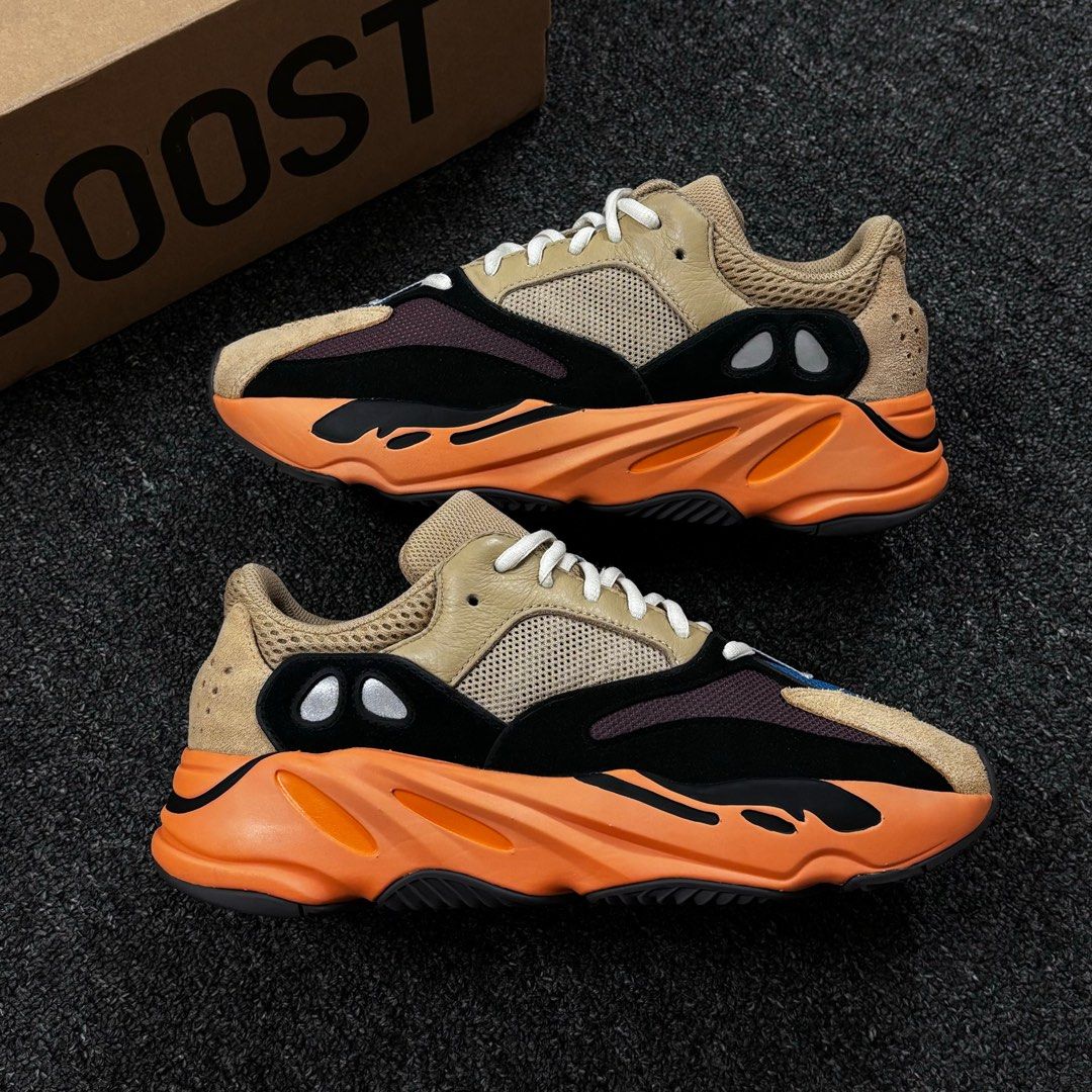 ADIDAS YEEZY BOOST 700 ENFLAME AMBER UK7.5 / US8, Men's Fashion, Footwear,  Sneakers on Carousell