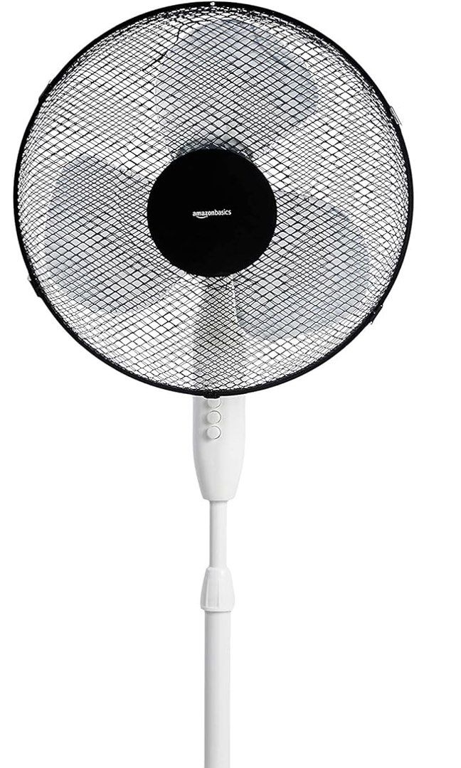 Amazon Basics 3Speed Oscillating Pedestal Floor Fan with Tiltable Head