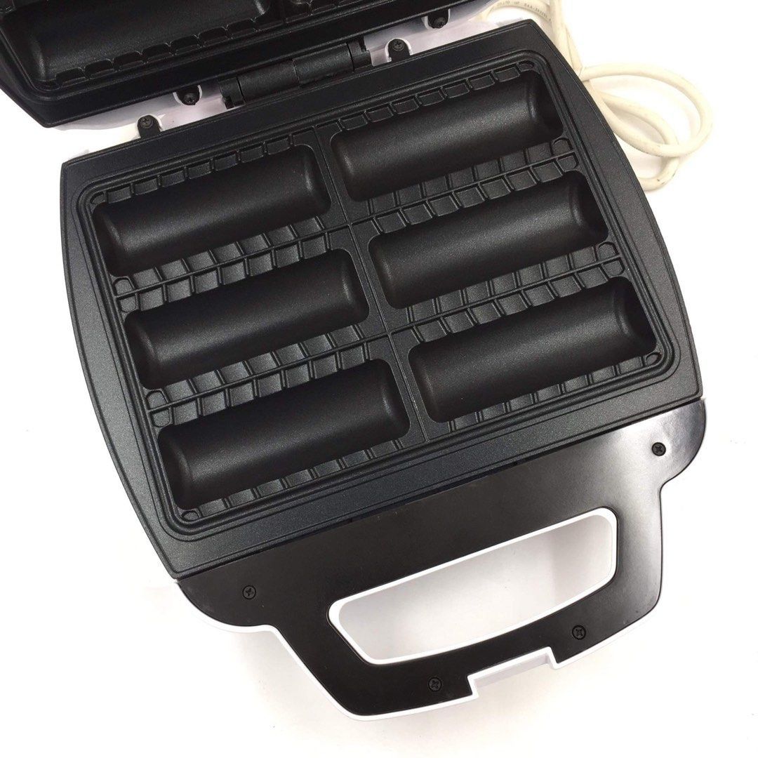 ANKO Sausage Roll Maker - White (Category: Breadmakers) located in Pasay City. Submitted by enrico_appliances (Listing ID 1306080671, Image 2). Description: Description: -Power Rating: 220-240V ~ 50-60Hz / 1300-1500 Watts -Unit Model: FS-2898A-SR -Dimensions/Size: 28.8 cm (H) x 32.7 cm (W) x 10.1 cm (D) -Makes 6 sausage rolls in Non-stick cooking plates -Stands upright for easy storage with cool-touch handle -Overheat protection + Indication lamp