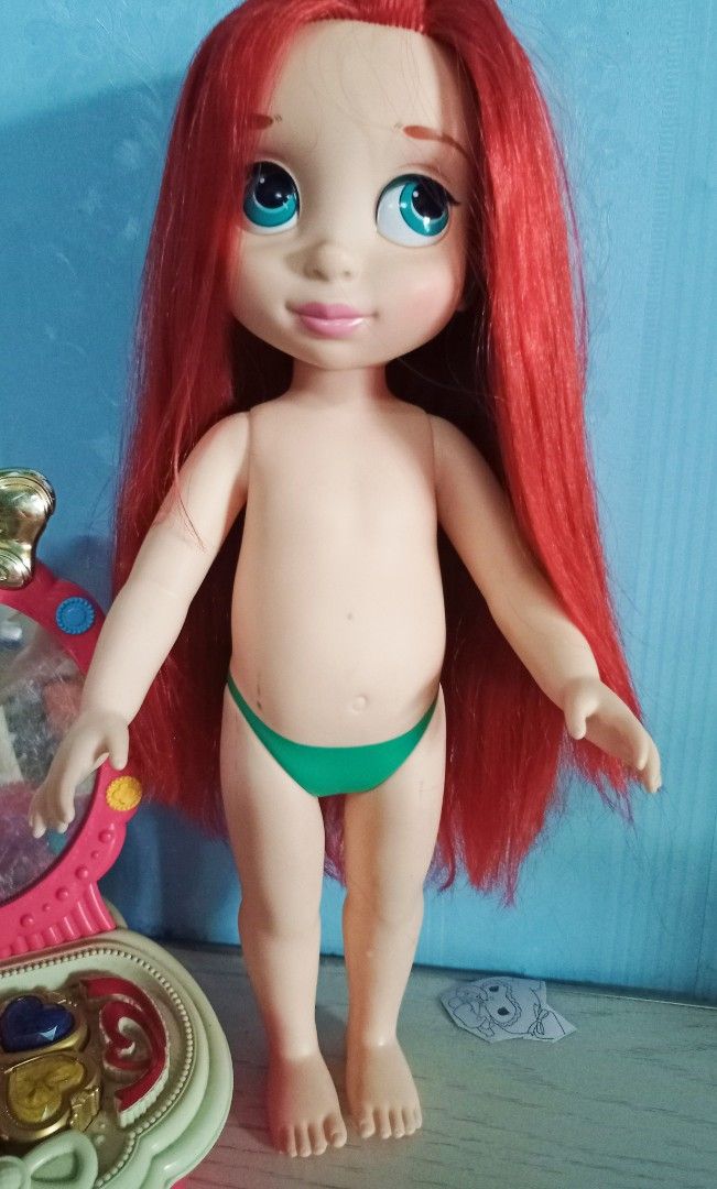 Ariel Disney animator doll (Category: Figurines & Statues) located in Manila. Submitted by happyshoppersph (Listing ID 1306083427, Image 2). Description: 1k nlng po free dress what u see what u get i also have Pocahontas with damit pa po no box narin etc. good condition 2k for both.