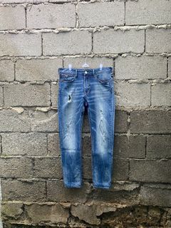 Emporio Armani Milano Jeans JO6 Distressed Pants