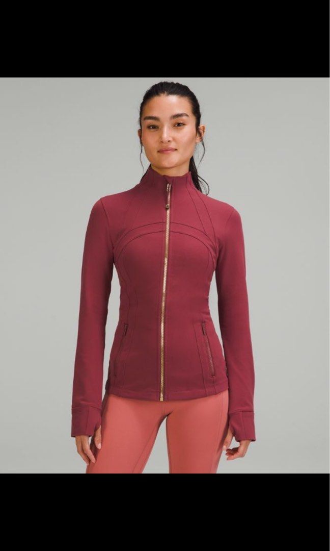 Lululemon burgundy jacket online