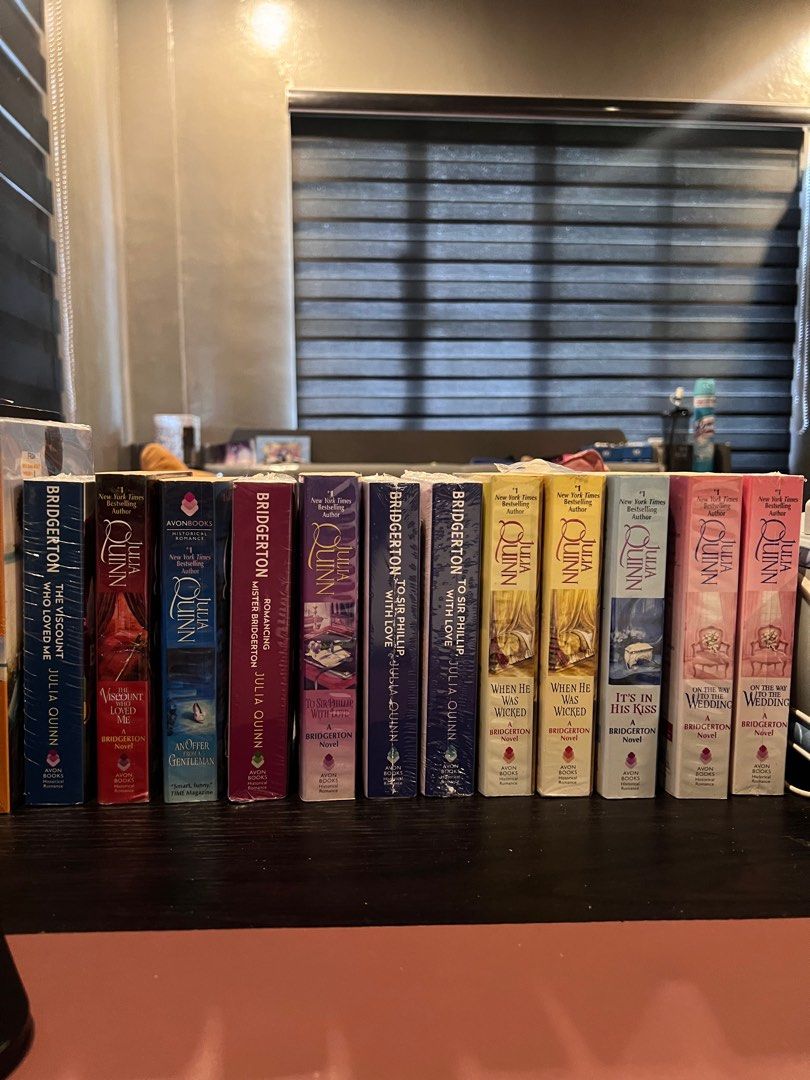 BRIDGERTON BOOKS (Category: Storybooks) located in Antipolo. Submitted by shopinessph2 (Listing ID 1306066080, Image 1). Description: PM FOR MORE DETAILS! Some brand new and some are like new..
