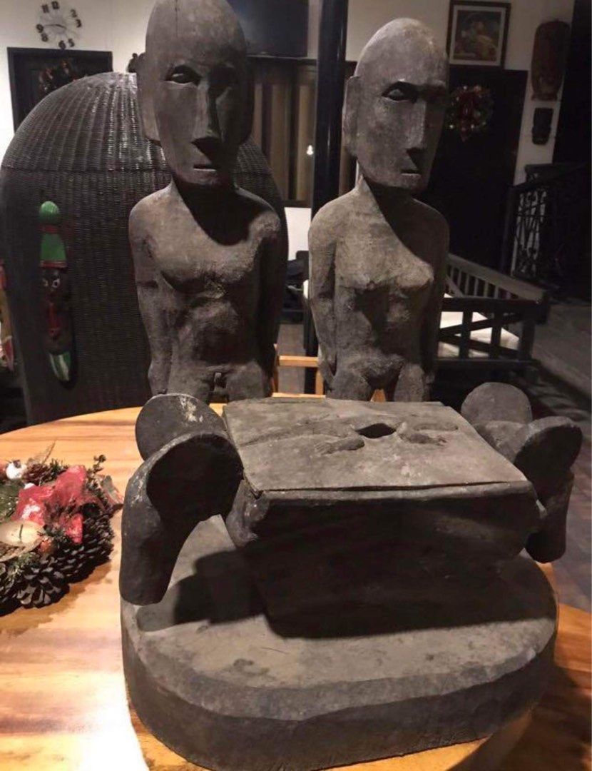 Bulul Bulol Rice God (Category: Other Home Decor) located in Taytay. Submitted by mdbare (Listing ID 1306046318, Image 2). Description: 25 inches Beautifully carved antique 1 piece bulul Very heavy.