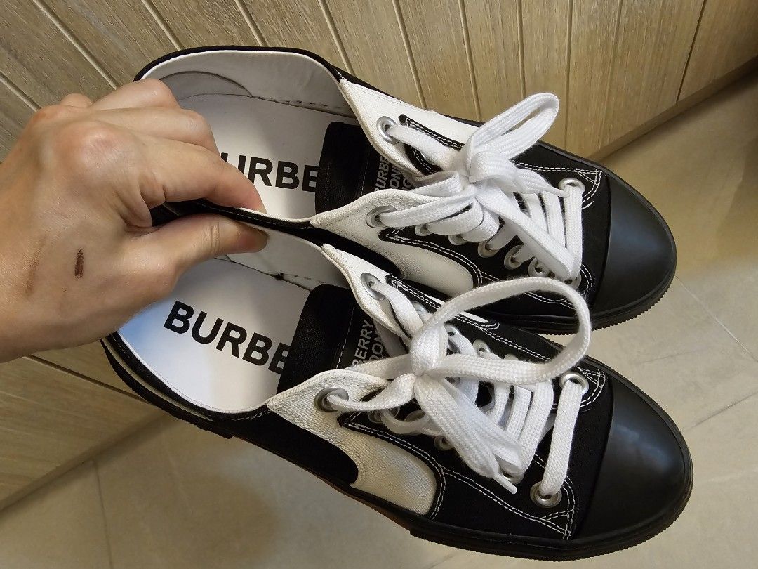 Burberry color block sneakers clearance