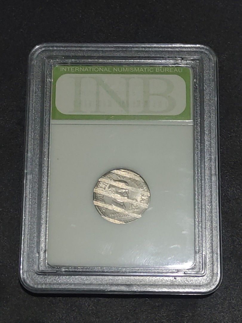 Cancelled Error 1982 10 Sentimos in Coin Slab (Category: Currency) located in Lipa City. Submitted by mark_collections (Listing ID 1306094746, Image 1). Description: Cancelled Error 1982 10 Sentimos in Coin Slab Mode of Payment: Gcash.