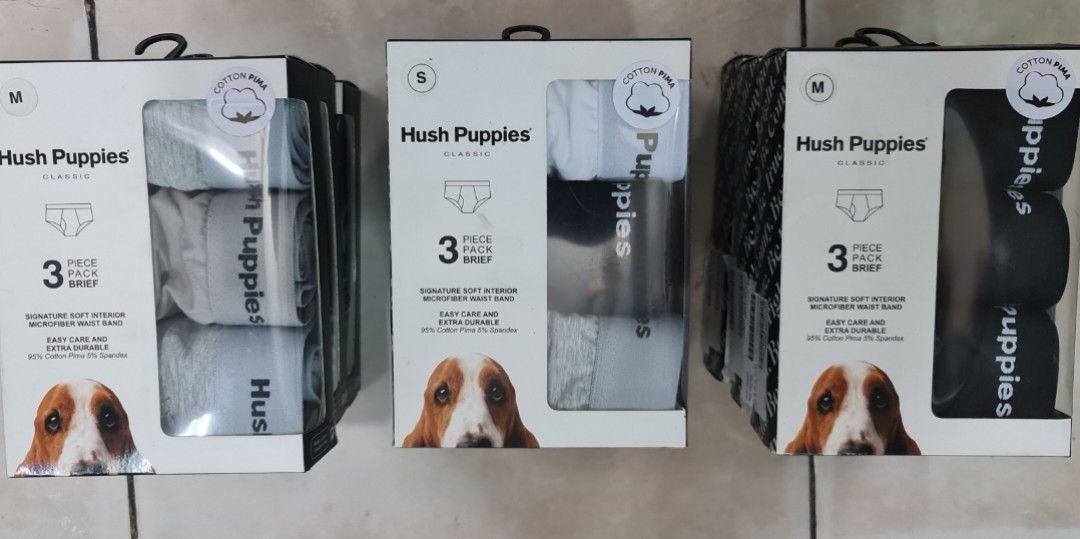 CELANA DALAM PRIA (SEMPAK) HUSH PUPPIES CLASSIC COTTON KNIT BRIEF