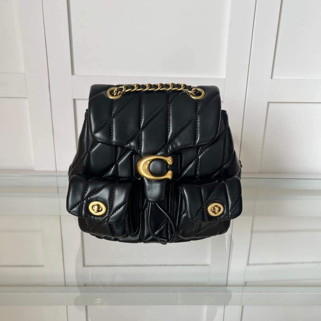 coach backpack black quilt Rare Leather Field Buckegt Bag with Quilting and Coach Bad – Harbourtown Trading Company It’s finished with our tonal Signature hardware for an iconic touch C.oach Quilted Tabby Backpack in