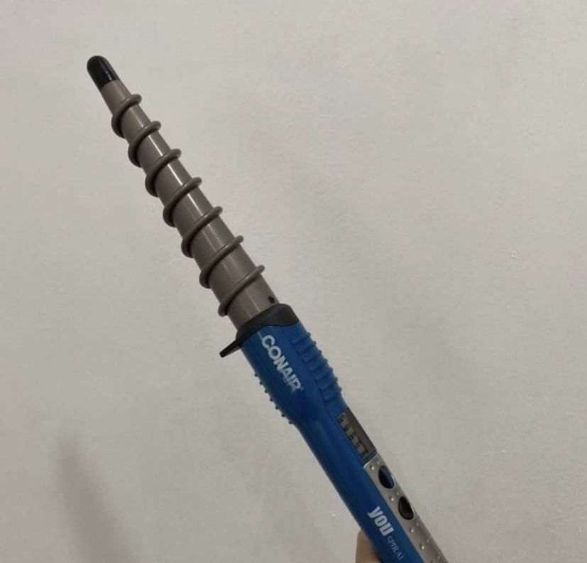 CONAIR You Spiral Hair Curling Wand Iron Blue Beauty Personal Care Hair on Carousell