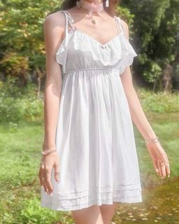 Coquette White Dress