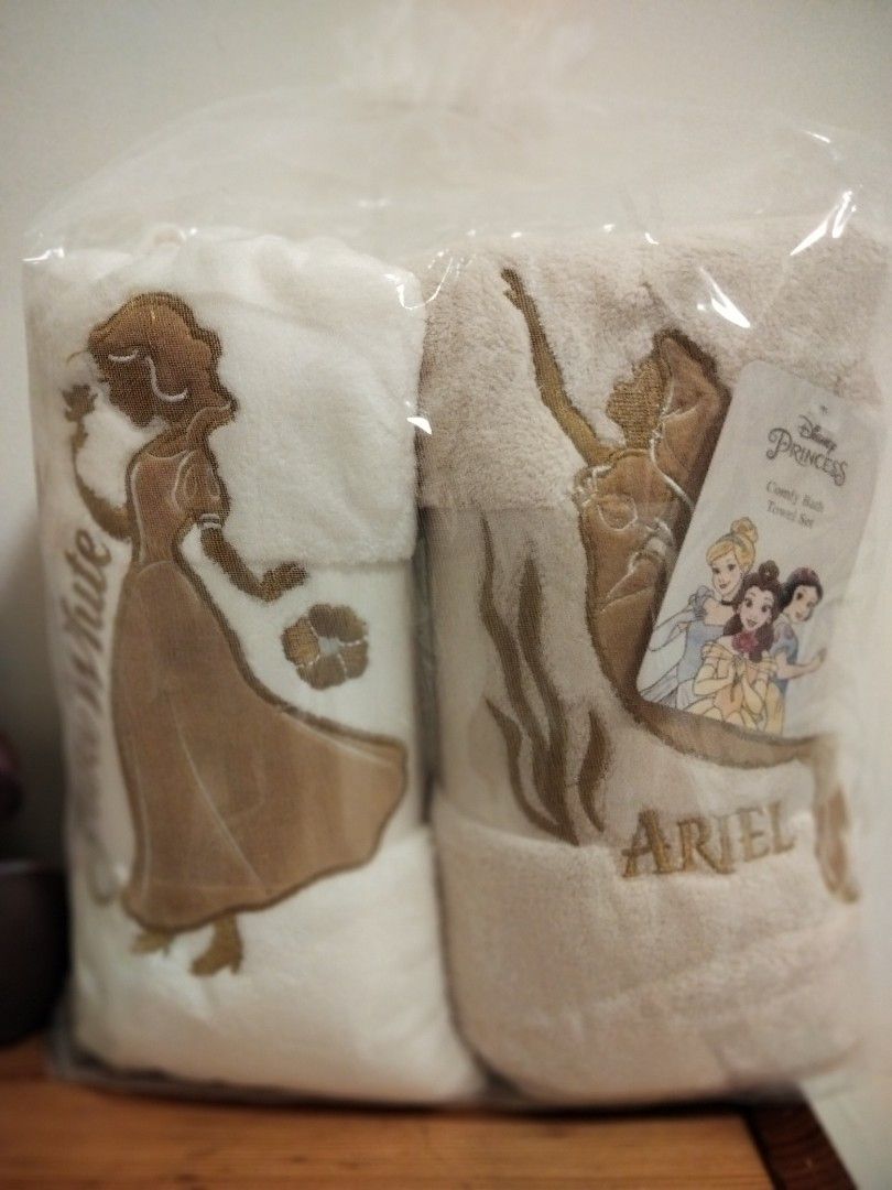 Disney Bath towels set Beauty Personal Care Bath Body Bath on Carousell