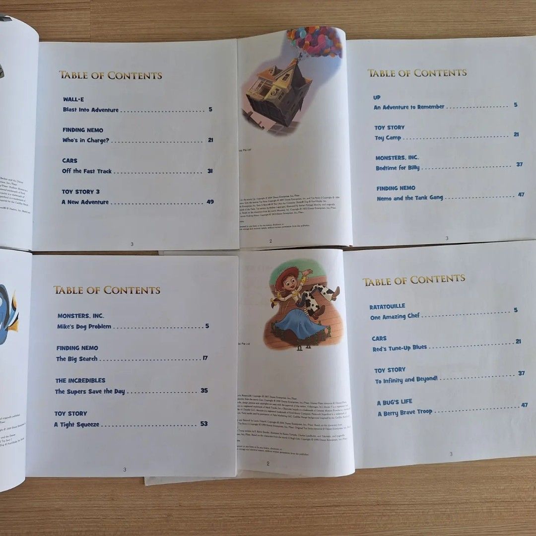 Disney Pixar Storybook Collection (Category: Children's Books) located in Batangas. Submitted by tins_closet88 (Listing ID 1306030916, Image 2). Description: unused, with plastic cover P110 each.