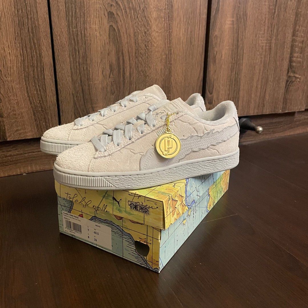 EUR 40.5 Puma x One Piece Suede Luffy Gear 5 Sneakers Men s Fashion Footwear Sneakers on Carousell