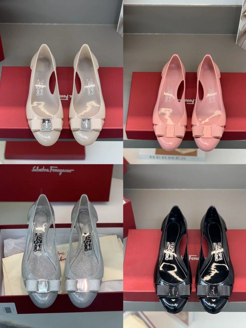 Kasut jelly ferragamo discount