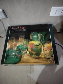Glass and Pitcher Set