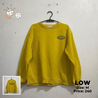 gradatiom sweater sweatshirt yellow mustard