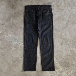 GU- Black Straight Jeans Pants