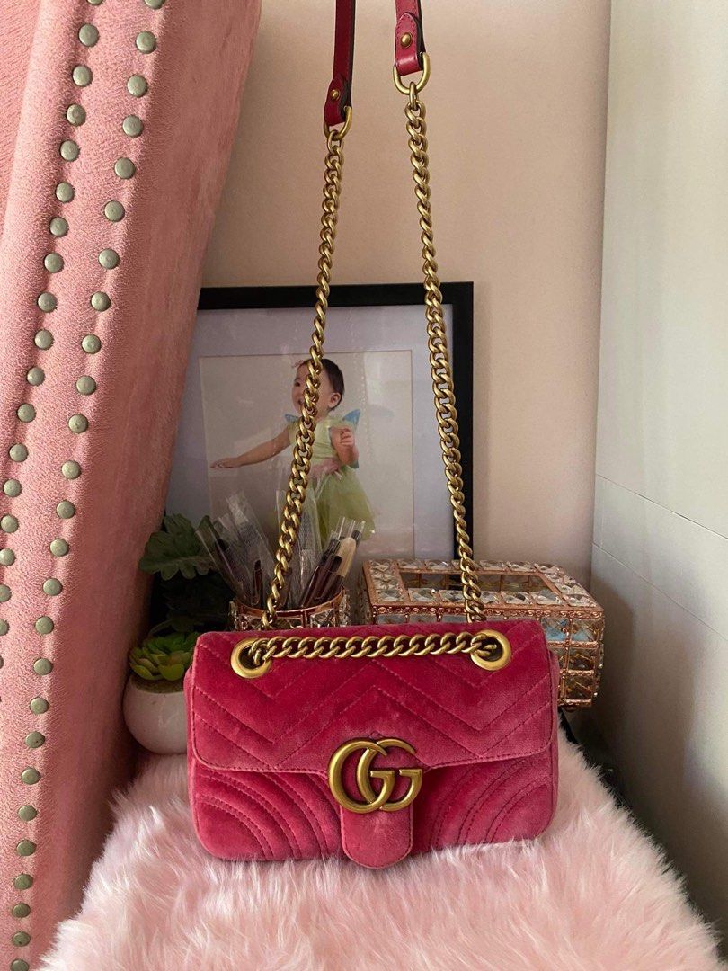 Gucci bag marmont velvet store