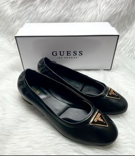 Guess Women’s Miffy Ballet Flat Shoes. Black. Size: 7 US