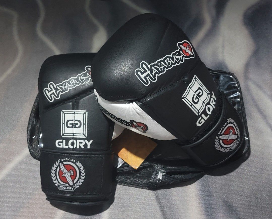 Hayabusa X Glory Lace up Velcro Muay Thai Boxing Gloves 12OZ LIMITED EDITION Sports Equipment Sports Games Combat Sports on Carousell