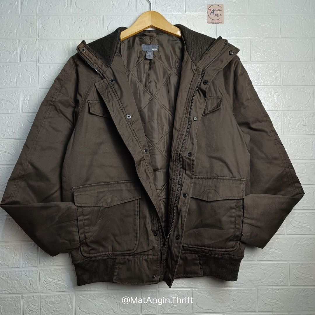 Jaket army h&m outlet