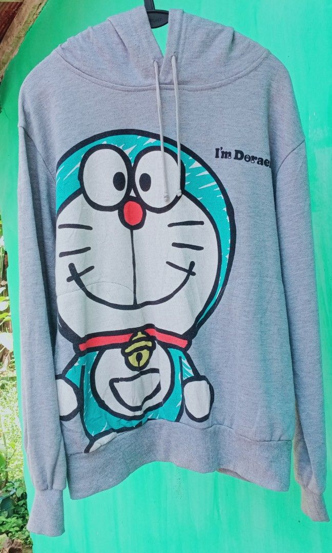 Sweater hoodie doraemon clearance