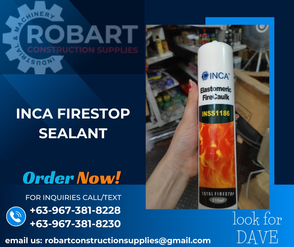 INCA FIRESTOP SEALANT, Commercial & Industrial, Construction Tools ...