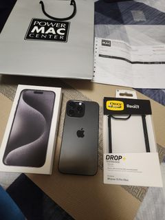 iPhone 15 Pro Max 256GB FU NTC (Complete with Receipt From Powermac)