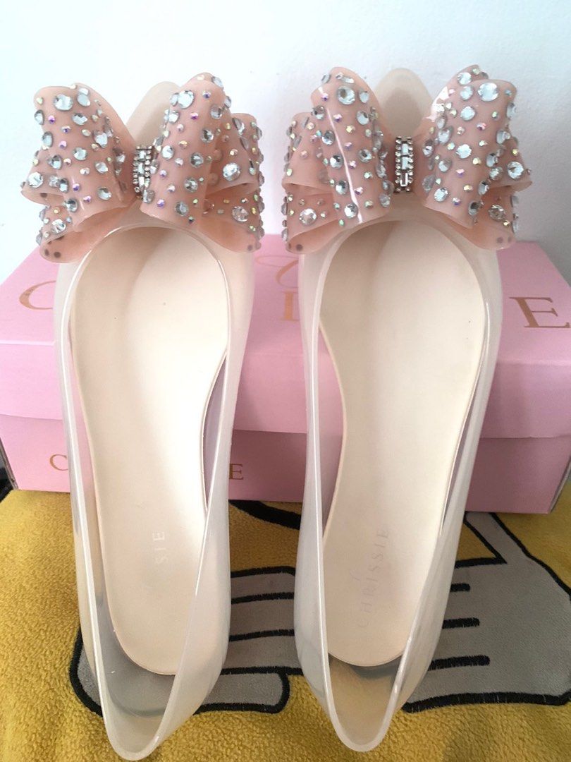 Jelly Flat Shoes Chrissie Payless Like New Fesyen Wanita Sepatu di Carousell