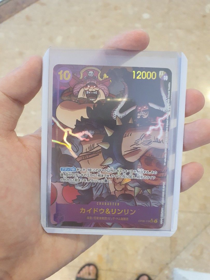 one piece card game kaido and linlin Trading TCG Two Legends Character Cost Kaido & Linlin (OP08-119) Two