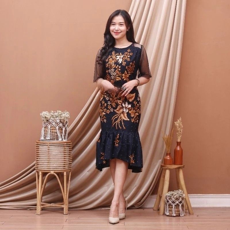 Fashion dress batik top