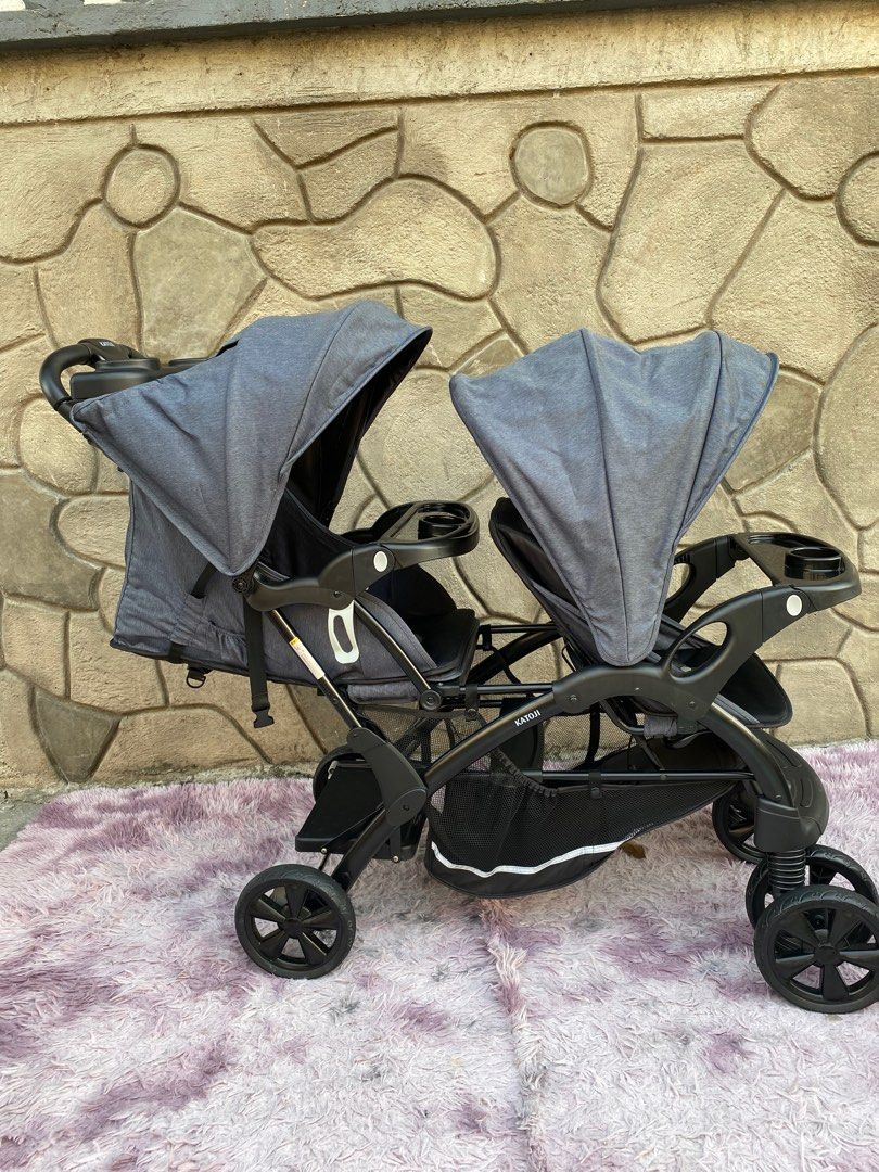 Katoji Tandem Stroller Sit and Stand twin stroller (Category: Strollers) located in Manila. Submitted by avalanchesonlineshopmainacount (Listing ID 1306103566, Image 2). Description: .