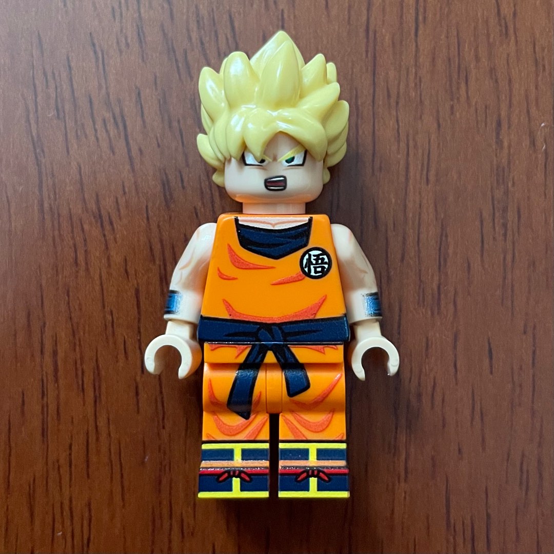 LEGO Dragon Ball Z Goku custom minifigure Hobbies Toys Toys Games on Carousell