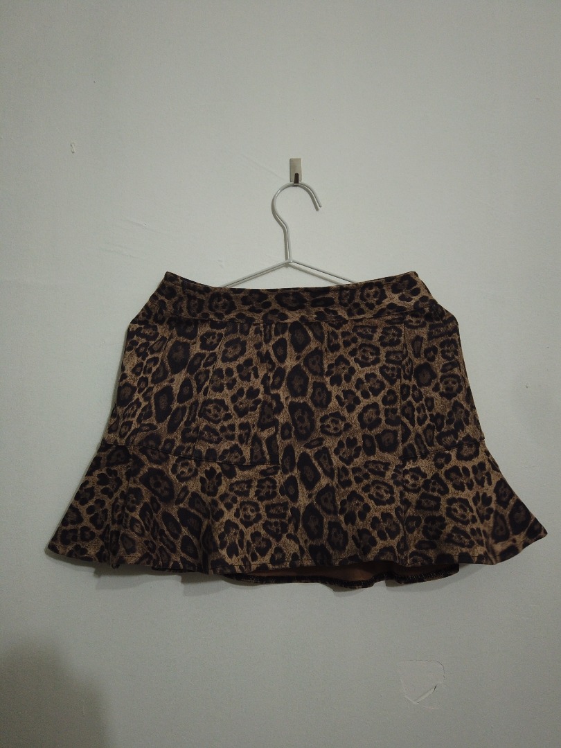 Leopard skirt children's place best sale