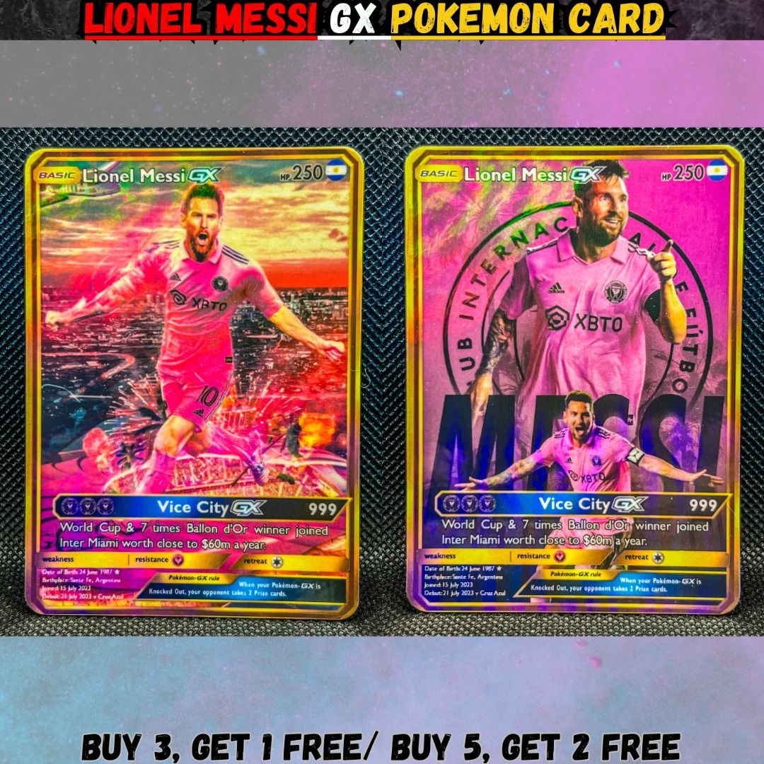Lionel Messi GX Pokemon Card, Hobbies & Toys, Toys & Games