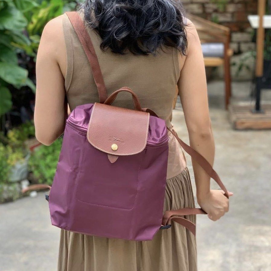 Longchamp backpack dahlia sale