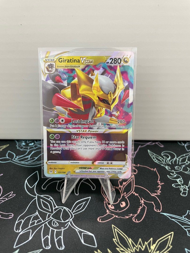 pokemon tcg lost origin 131 196 giratina vstar card 2022 Sword and Shield #131 VSTAR Form Since everyone likes gold cards