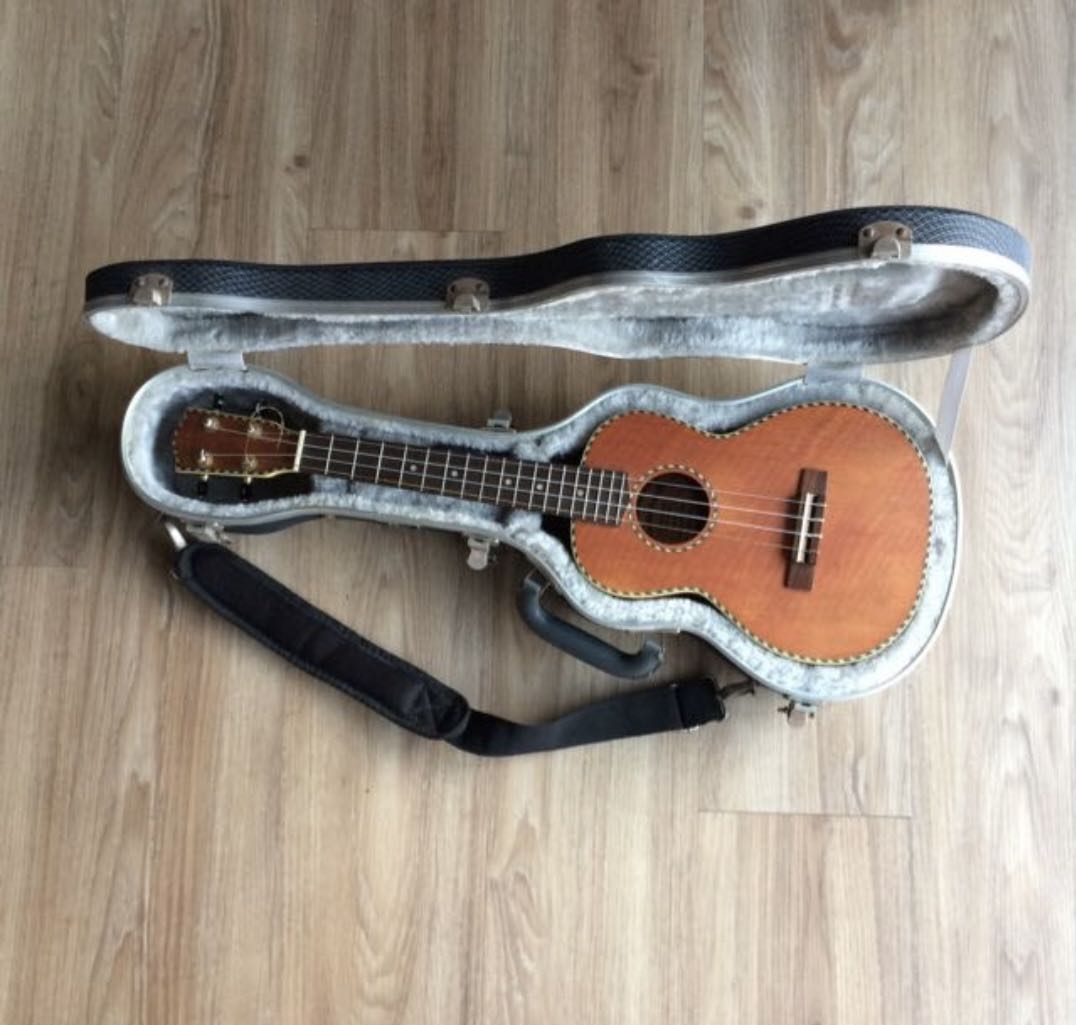 Mainland Mango Tenor Size Ukulele (Matte Finish) with K&K Big Shot ...