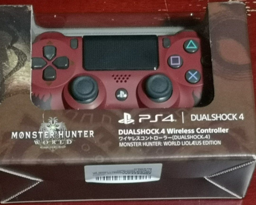 Monster Hunter World Edition PS4 Controller, Video Gaming, Gaming 