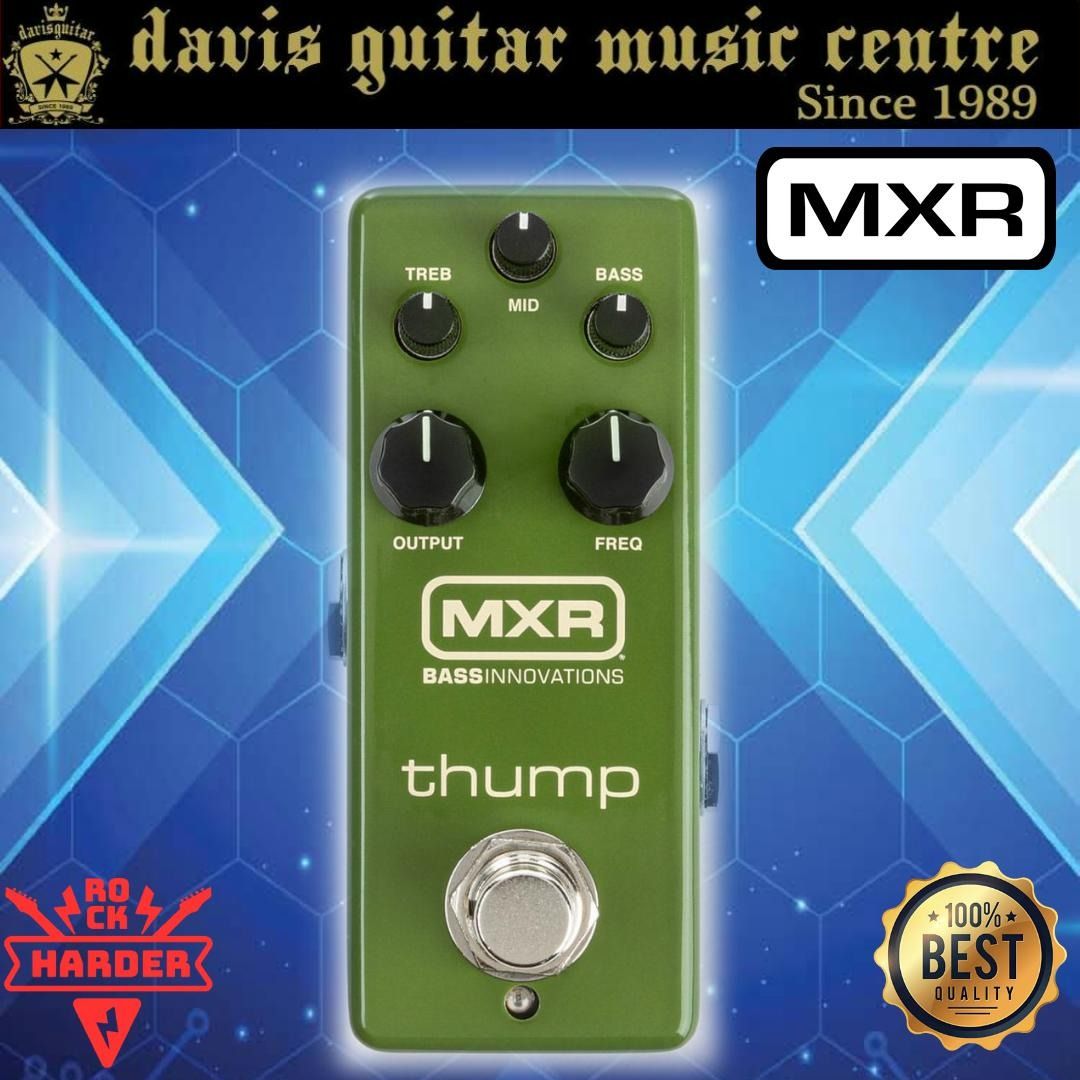 Preamplificatore Per Basso MXR M281 Thump | Pedale Effetto, Suono Potente | Per Bassisti Professionisti - Foto 2