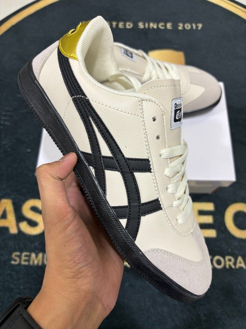 New Stock Asics Onitsuka Tiger Tokuten Cream Black Texture Padu Limited Colour Size 41 42 43 44 45 RM90.00 sahaja