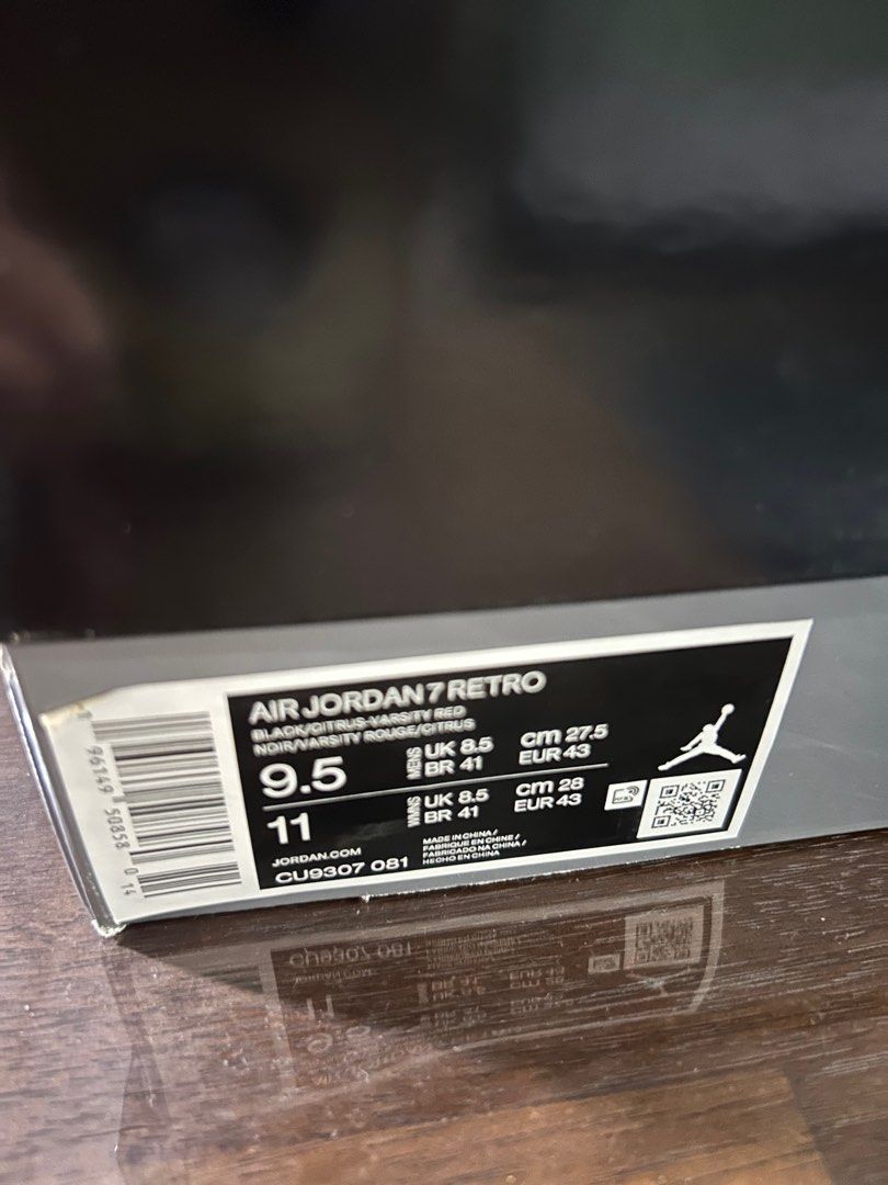 Nike Air Jordan 7 nitro Men s Fashion Footwear Sneakers on Carousell